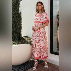 Bohme Floral Midi Dress